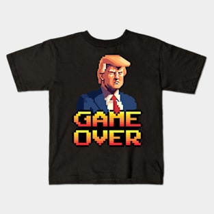 Trump - Game Over 8 Bit Graphic Kids T-Shirt